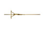 Crocefisso iniettofuso in zama - Finiture: ramato, ottonato antico, ottonato lucido cm. 67 x 16