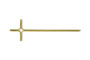 Crocefisso iniettofuso in zama - Finiture: ramato, ottonato antico, ottonato lucido cm. 55 x 17