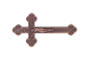 Crocefisso iniettofuso in zama - Finiture: ramato, ottonato antico, ottonato lucido cm. 35 x 18,5